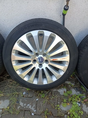 Jante Originale de Ford Titanium pe 17 5x108 Anvelope Dot 0325 - imagine 3