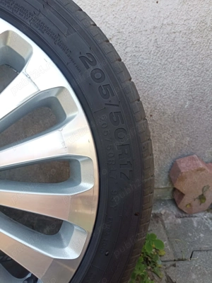 Jante Originale de Ford Titanium pe 17 5x108 Anvelope Dot 0325 - imagine 6