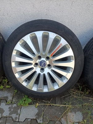 Jante Originale de Ford Titanium pe 17 5x108 Anvelope Dot 0325 - imagine 4