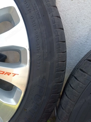 Jante Originale de Ford Titanium pe 17 5x108 Anvelope Dot 0325 - imagine 9