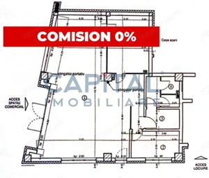 Spațiu Comercial 96mpu, la strada, Parcare Subterană, Zona Gării, Comision 0%