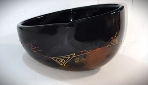 Superb vas ceramic de colectie, lucrat manual