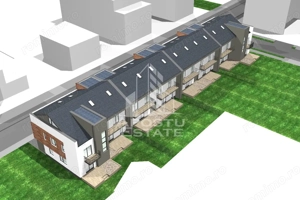 Casa și suprafața generoasă în complex de case înșiruite - imagine 4