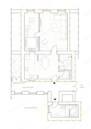 Apartament 2 camere + garsoniera, garaj, renovat complet, Badea Cartan - imagine 19