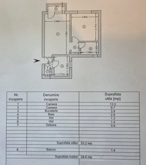 Apartament 2 camere Micro 39 C cu centrala proprie si AC - imagine 11
