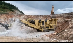 Inchiriez concasor mobil , statie de sortare, cariera de piatra, balastiera