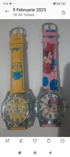 Ceasuri noi cu Minnie si Minioni