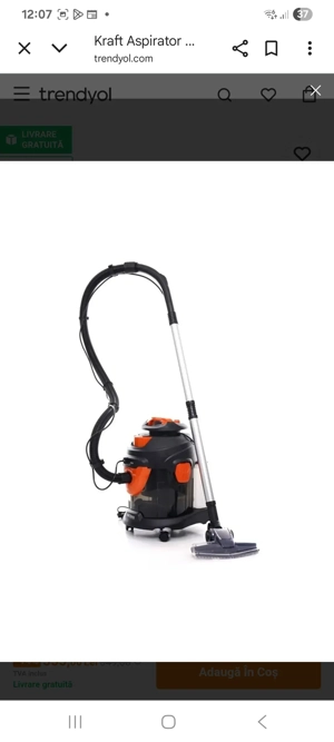 Aspirator umed-uscat 1400 W, 20 L