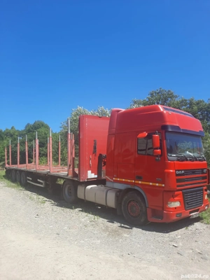 DAF XF (roșu) și sau remorcă lemne. DAF XF (negru). Macara Loglift. - imagine 2 DAF XF (roșu) și sau remorcă lemne. DAF XF (negru). Macara Loglift. - imagine 2