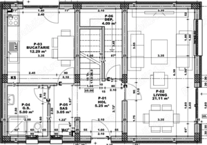 Vila individuala | 4 camere, 3 bai | Popesti-Leordeni - imagine 5