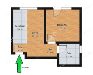 Apartament cu 2 camere si loc de parcare zona Turnisor in Sibiu - imagine 5