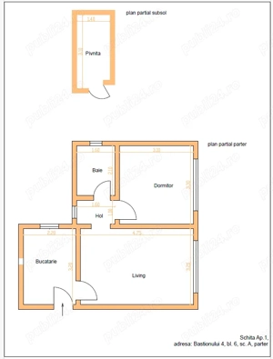 Apartament la parter in zona centrala, cartier Dupa-Zid, loc. Medias - imagine 6