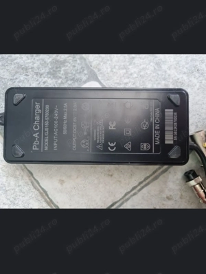 Incarcator inteligent scuter sau bicicleta diferite mufe,detalii in poze