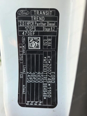 Ford New Transit Axa Dubla L4H3 Frigorific - imagine 19