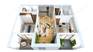 APARTAMENT 3 CAMERE | 69 MP|  BLOC NOU | CETATE ZONA EXCLUSIVISTA - imagine 2