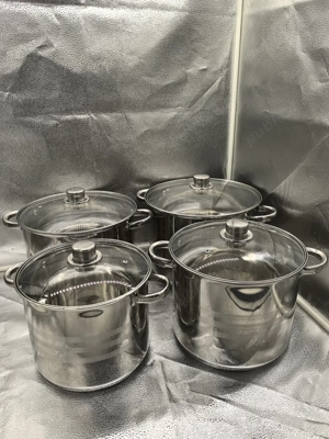 Set oale inox 8 piese, capacitati mari!