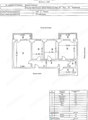 Apartament 3 camere, ultracentral, Focșani, etaj 1 - imagine 9