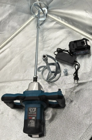 Mixer vopsele & mortar 2x62V   Mobilitate totala - imagine 3