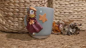 Cadou pentru fetite, sotie iubita cana papusa handmade - imagine 3