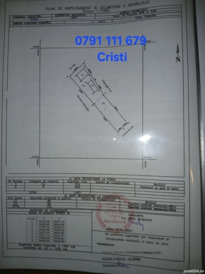 OCAZIE!Proprietar, vând casă locuibilă cu 1300 metri teren in centrul comunei Dascălu Ilfov 