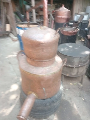 Vand cazan tuica din cupru de 120 litrii - imagine 3