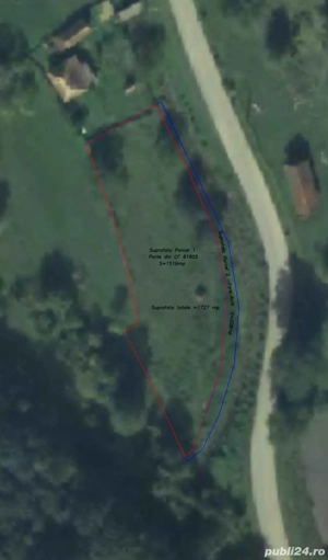 Vând Teren intravilan în Comuna Buceș ( Sat . Stănija ),Sup.1727 mp - imagine 2