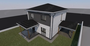 Proprietar . Casa individuala P+1Etaj. 3 Dormitoare. 1 Birou. 3 Bai. Bucatarie Inchisa. CarPort - imagine 5