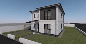 Proprietar . Casa individuala P+1Etaj. 3 Dormitoare. 1 Birou. 3 Bai. Bucatarie Inchisa. CarPort