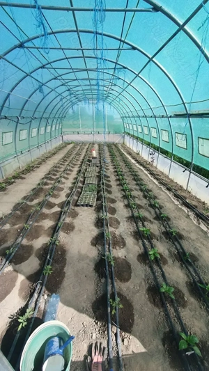 Solar gradina modernizat 5 12m cu prelata noua RIP STOP 