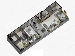 Penthouse de vanzare, 176 mp, zona centrala - imagine 3