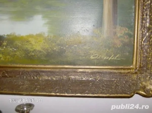 tablou peisaj scoala germana - imagine 2