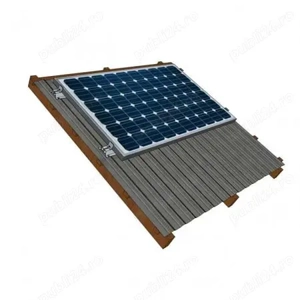 Kit structura MINI montaj 10 panouri fotovoltaice acoperis metalic