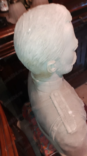 Statuie bust 80 cm Țarul Nicolae - imagine 2