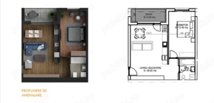 Apartament 2 camere | 53,5 mp | 8 min de metrou - imagine 13