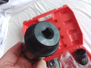 Set Tubulare HEAVY DUTY 8 bucati - Casoman 1/2" cu impact de adâncime - SAE 1-9/16" la 2", 6 puncte - imagine 6