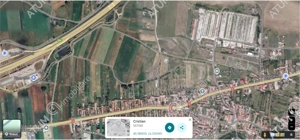 Teren intravilan de 8600 mp cu deschidere la doua drumuri in Cristian