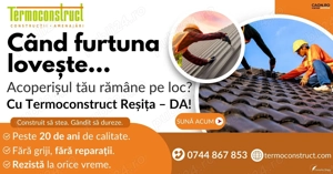 ANUNȚ ANGAJARE Tinichigiu Acoperișuri Montator Accesorii Tablă și Sisteme Pluviale