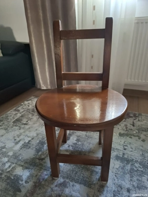 Vand masa din lemn stratificat stejar masiv - imagine 5