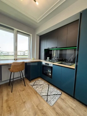 Apartament mobilat si utilat, terasa de 14 mp, parcare subterana, zona Terra - imagine 4