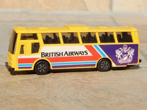 Macheta autobuz autocar Guiloy British Airways fab Spania sc 1:86