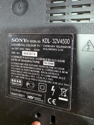 tcon 320wtc2lv8.4 de pe tv Sony kdl-32v4500 - imagine 5