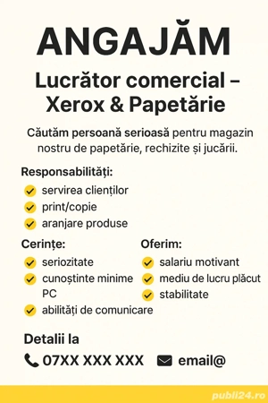 Angajare (part time)