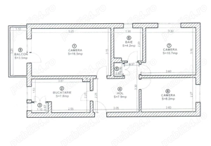 Apartament 3 camere, etaj 4, Vasile Aaron - imagine 9