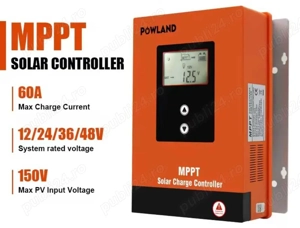 Controler MPPT fotovoltaic solar 12-48V 5-100Ah max6550W 255V BMS JK - imagine 3