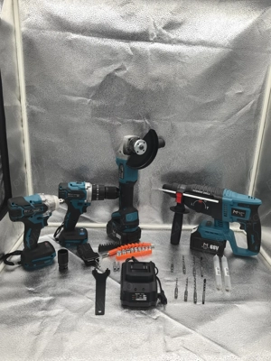 Set scule Matrixx Max Brushless 68V 6.0Ah, 4 piese, cu acumulatori   799 lei - imagine 3