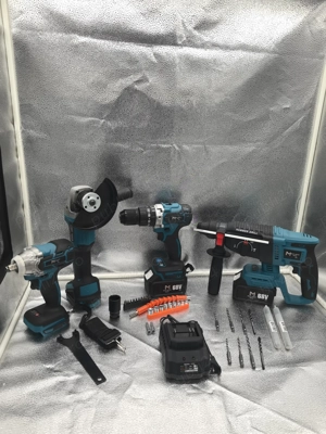 Set scule Matrixx Max Brushless 68V 6.0Ah, 4 piese, cu acumulatori   799 lei - imagine 2