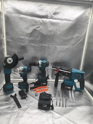 Set scule Matrixx Max Brushless 68V 6.0Ah, 4 piese, cu acumulatori   799 lei - imagine 4