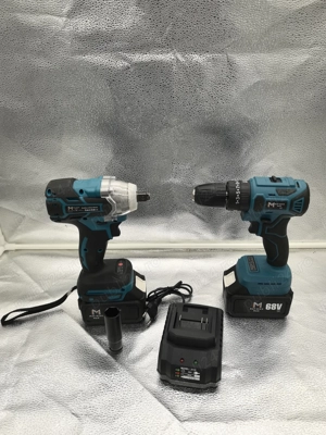 Set scule Matrixx Max, 2 piese, Brushless, 68V, cu 2 acumulatori   399 lei