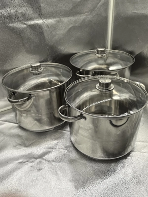 Set 3 oale inox Royalty Line RL-SP4, cu capace, 11.1L, 13.5L, 16.2L   329 lei - imagine 4