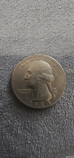 Quarter Dollar 1984